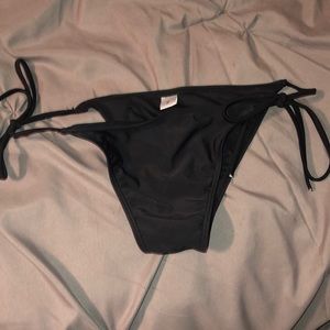 Black bikini bottoms.